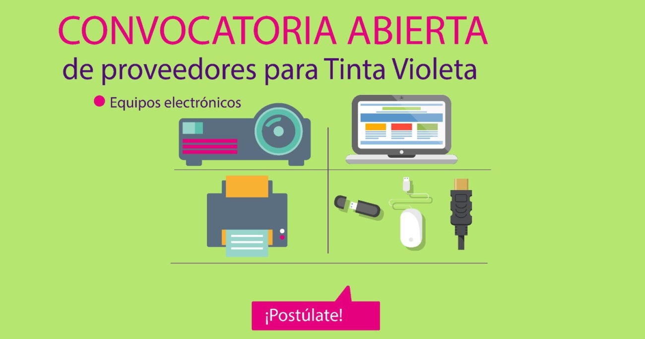 Convocatoria para proveedores de equipos técnicos
