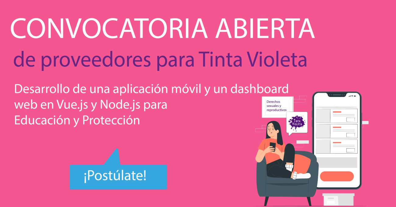 Convocatoria abierta para desarrollo de aplicación móvil