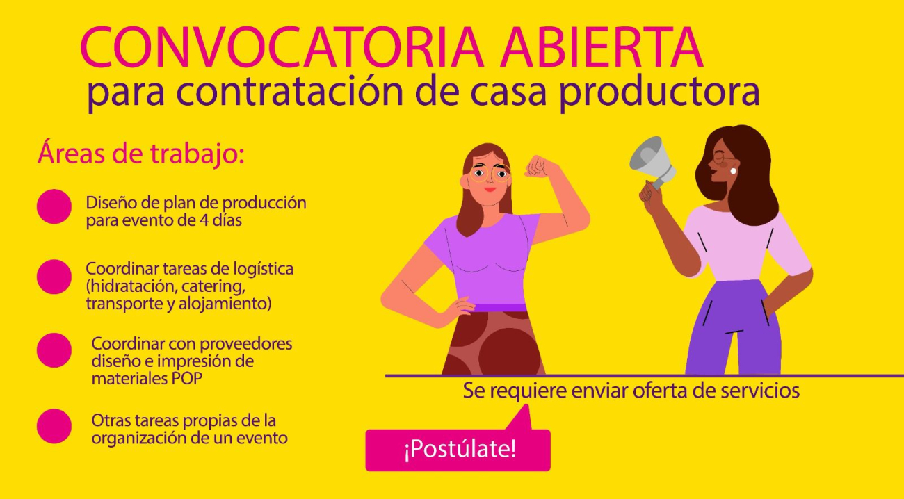 Contratación de Casa Productora para evento