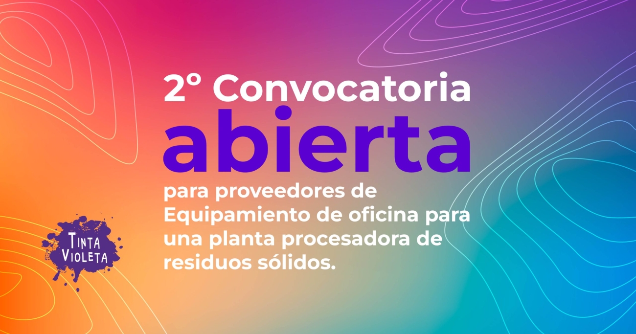 Convocatoria abierta para proveedores de equipamiento de oficina