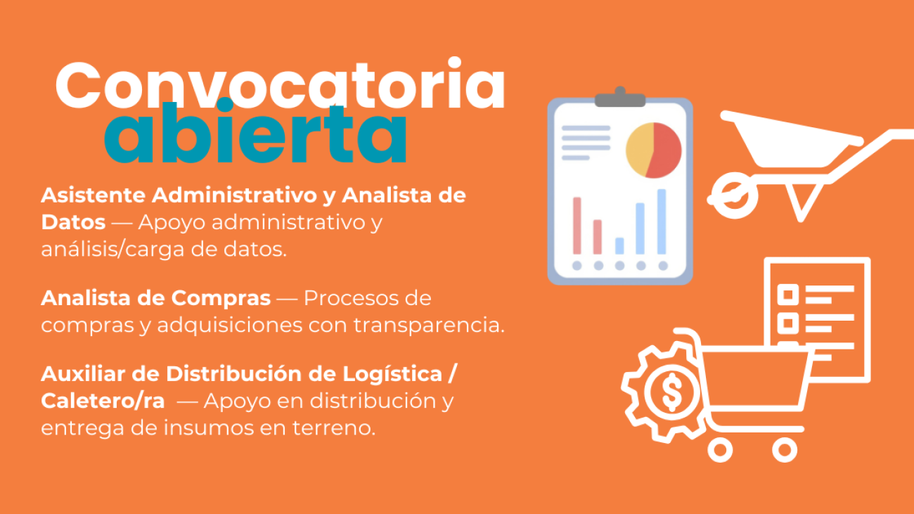 Convocatoria abierta emergencia